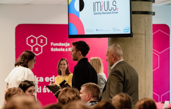 Festiwal Projektów to podsumowanie pierwszego roku programu Impuls. Szkolny Warsztat Zmian. Ponad 100 uczniów zaprezentowało swoje projekty społeczne.